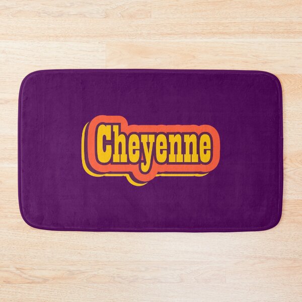 Item preview, Cheyenne Beach, Wyoming Retro Typography designed and sold by ArtNoveltee.
