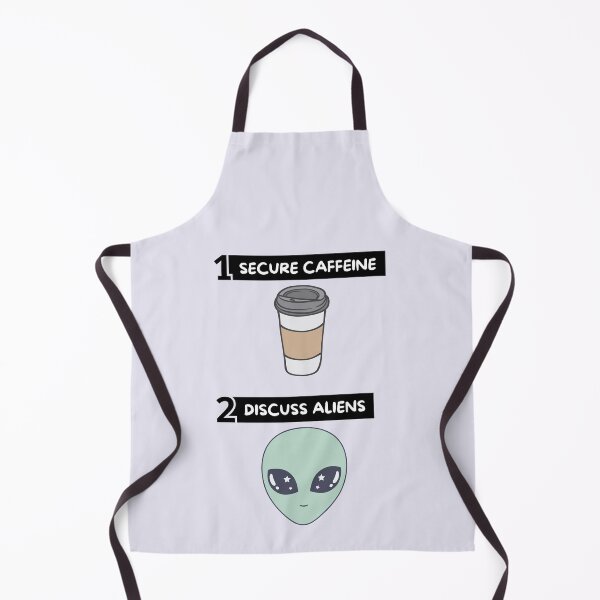 Item preview, Secure Caffeine, Discuss Aliens designed and sold by GoblinBoutique.