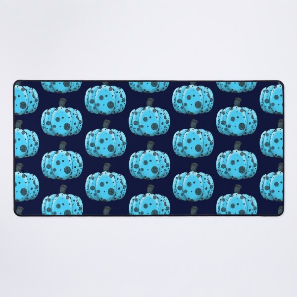 Item preview, Spiral & Dot Pumpkin in Blue designed and sold by lezell.