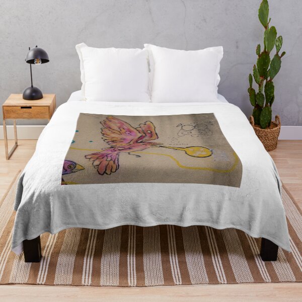 Item preview, The pink bird on the wall designed and sold by jsebouvi.