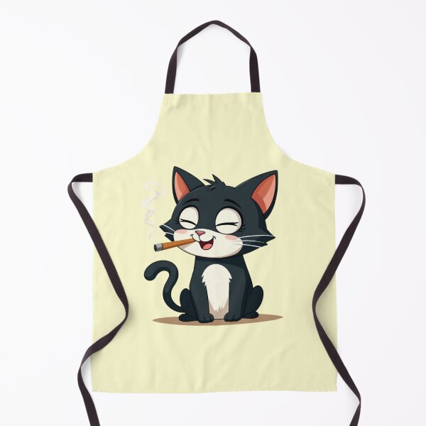 Item preview,  Cool Cartoon Cat with Cigar - Relaxed Vibes designed and sold by Moad Fahim.