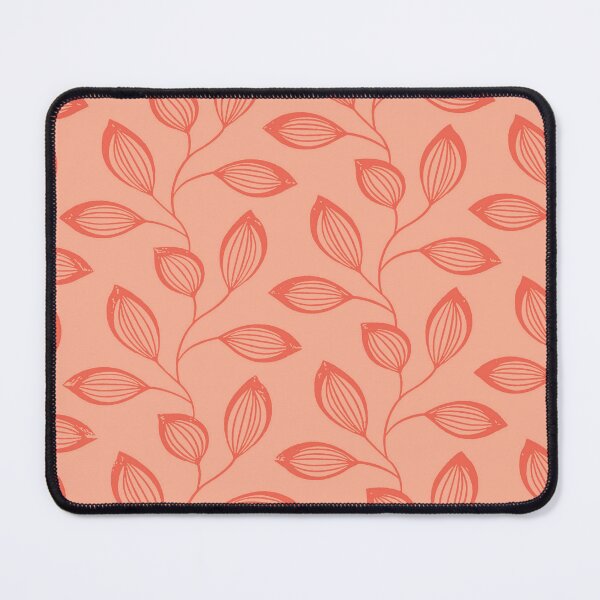 Item preview, Climbing Vine Leaves In Red Pink On Pink designed and sold by taiche.