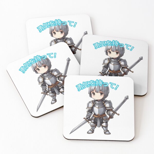 Item preview, Have Courage - Tiny Brave Knight Sticker designed and sold by MarkLines.
