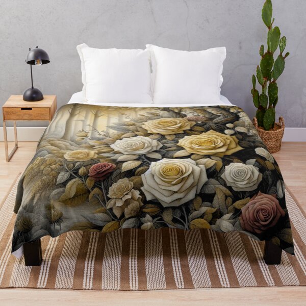 Item preview, A mystical rose bed, in a mystical forest designed and sold by Mskathrynne.