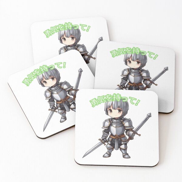 Item preview, G Have Courage - Tiny Brave Knight Sticker Green designed and sold by MarkLines.