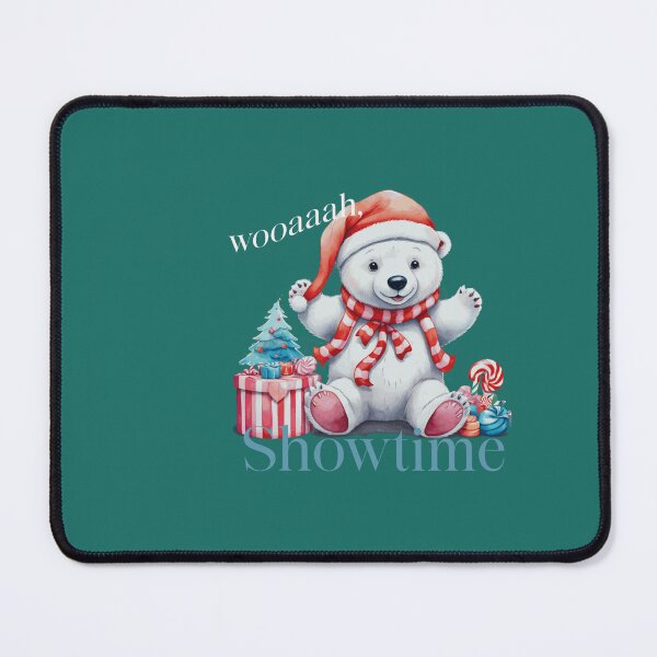 Item preview, new sticker, showtime,new stickers, xmas sticker, kawaii polar bear, xmas stickers , KAWAII,2025, holidays,gifts, polarbear, ,happy,FOODIESART, designed and sold by FOODIESART.