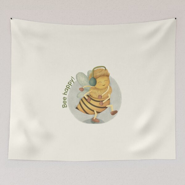 Item preview, Bee happy! designed and sold by AnnikaisDrawing.