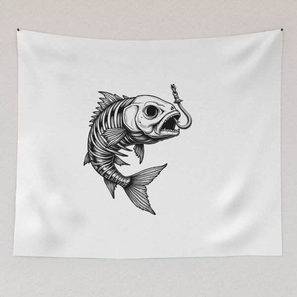 Item preview, skeletal fish designed and sold by jkrphoto.