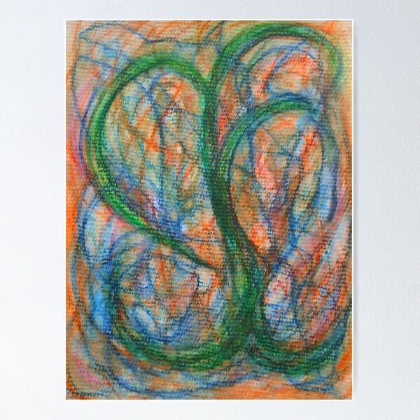 Joyfully Dancing Tree (Inga Kristin Bouzon) Poster