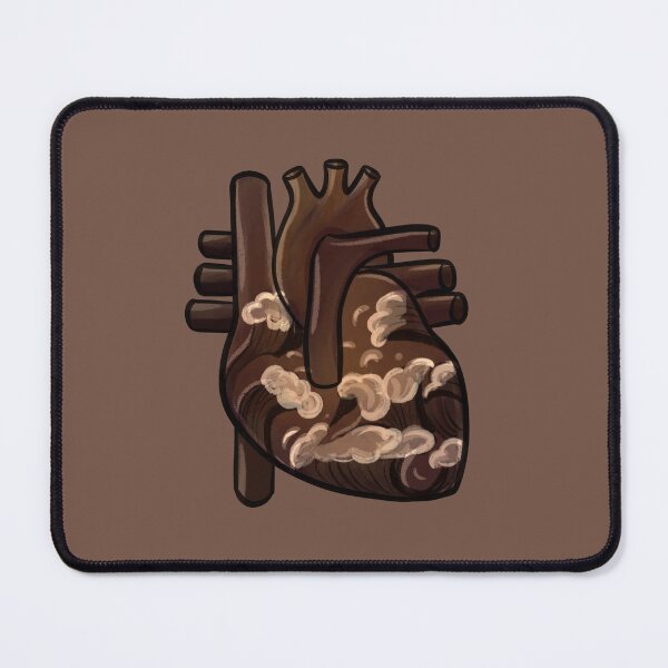 Item preview, Coffee heart waves designed and sold by Mermaidssparkle.