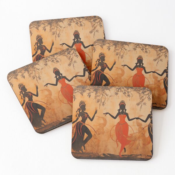 Item preview, Ancient Khmer - Apsaras Dancers designed and sold by KootenayDesigns.