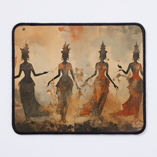 Item preview, Ancient Khmer - Apsaras Dancers designed and sold by KootenayDesigns.