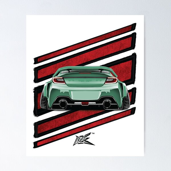 Item preview, toyota gr86 brz green  designed and sold by NaquashM.