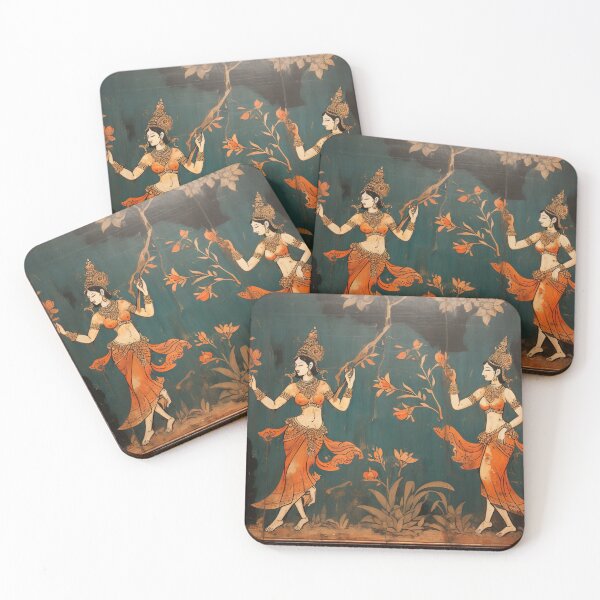 Item preview, Ancient Khmer - Apsaras Dancers designed and sold by KootenayDesigns.