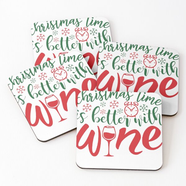 Item preview, Christmas Time is Better with Wine - Festive Wine Lovers Design designed and sold by EverydayTrendz.