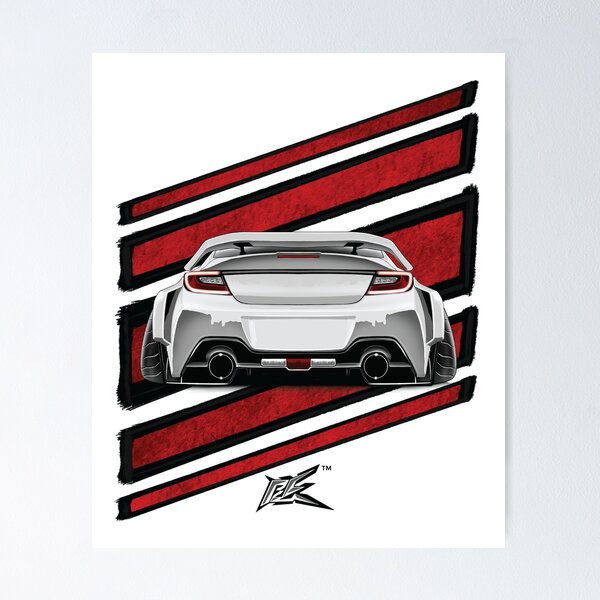 Item preview, toyota gr86 brz white  designed and sold by NaquashM.