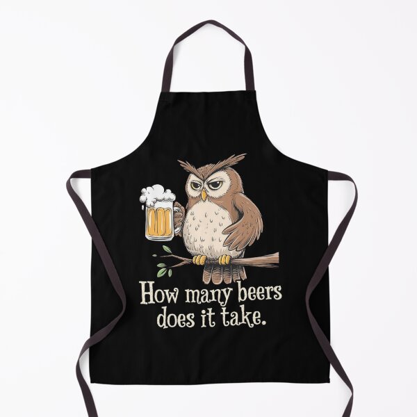 Item preview, Humorous Grumpy Owl Holding a Beer with Fun Quote designed and sold by love3617.