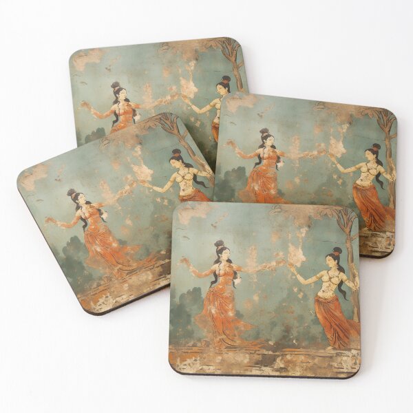 Item preview, Ancient Khmer - Apsaras Dancers designed and sold by KootenayDesigns.
