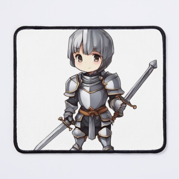 Item preview, Brave Little Knight - Kawaii Warrior Sticker designed and sold by MarkLines.