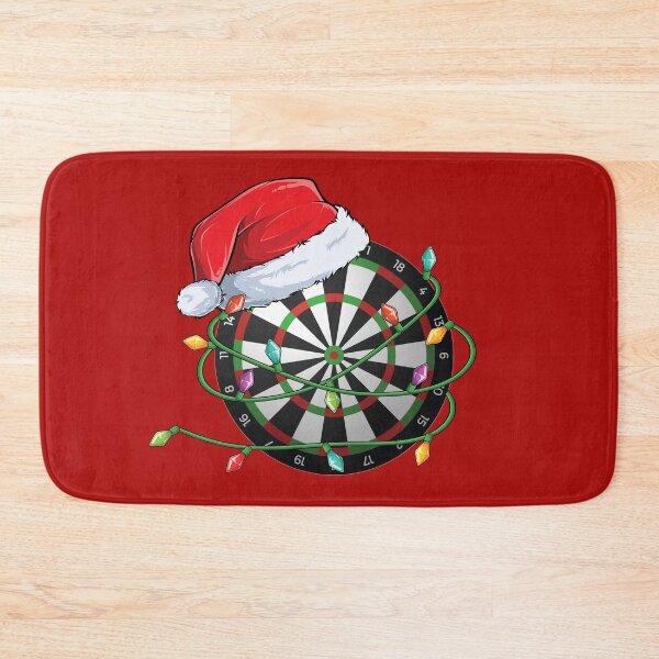Item preview, Christmas Darts Wrapped in lights with a Santa Hat designed and sold by OhBoyLoveIt.