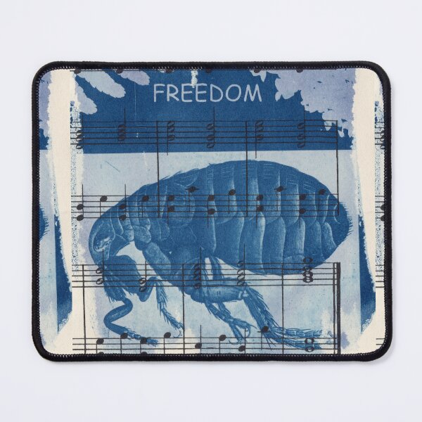 Item preview, Funny and Quirky Flea Cyanotype designed and sold by Katherine Edwards Art.