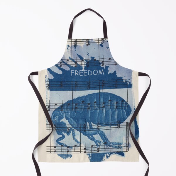 Item preview, Funny and Quirky Flea Cyanotype designed and sold by Katherine Edwards Art.