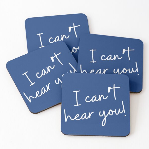 Item preview, I can’t hear you! designed and sold by Kid Wits Ink  "Wise enough to leave a lasting impression!".