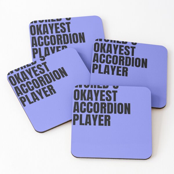 Item preview, World's Okayest Accordion Player - Black designed and sold by Cutsandsparks.