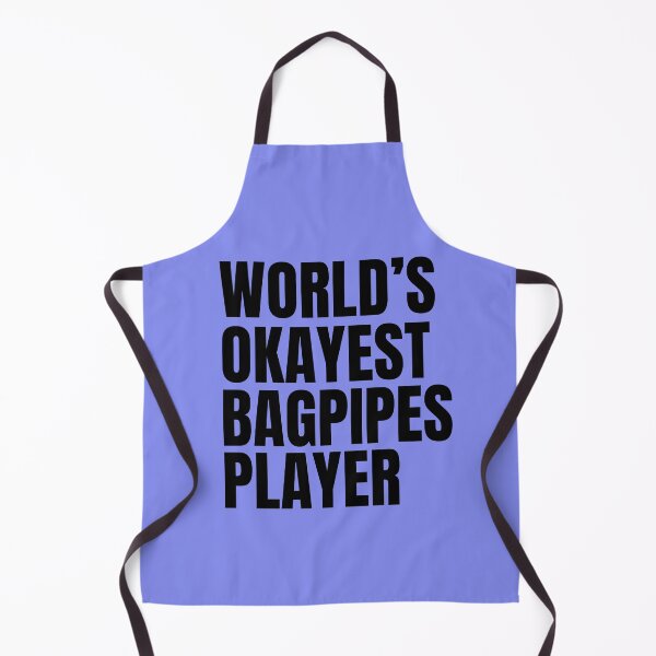 Item preview, World's Okayest Bagpipes Player - Black designed and sold by Cutsandsparks.