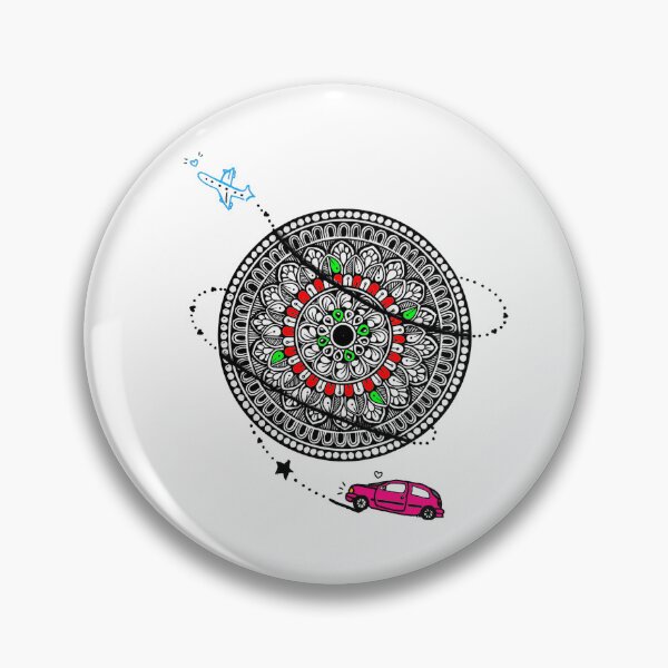 Item preview, Mandala artwork travel by car to plane designed and sold by MandalasLovers.