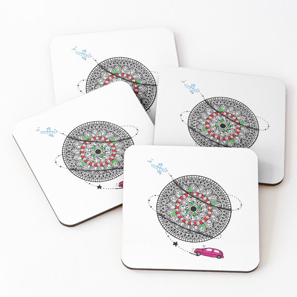 Item preview, Mandala artwork travel by car to plane designed and sold by MandalasLovers.