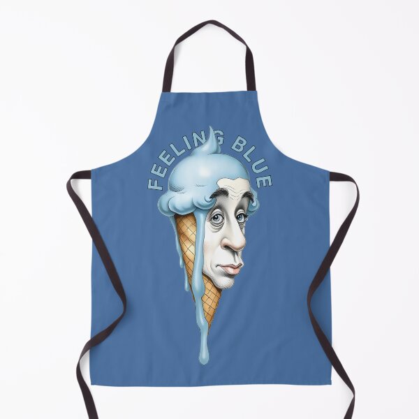 Item preview, Feeling Blue Expressive Ice Cream designed and sold by dogboxstudio.
