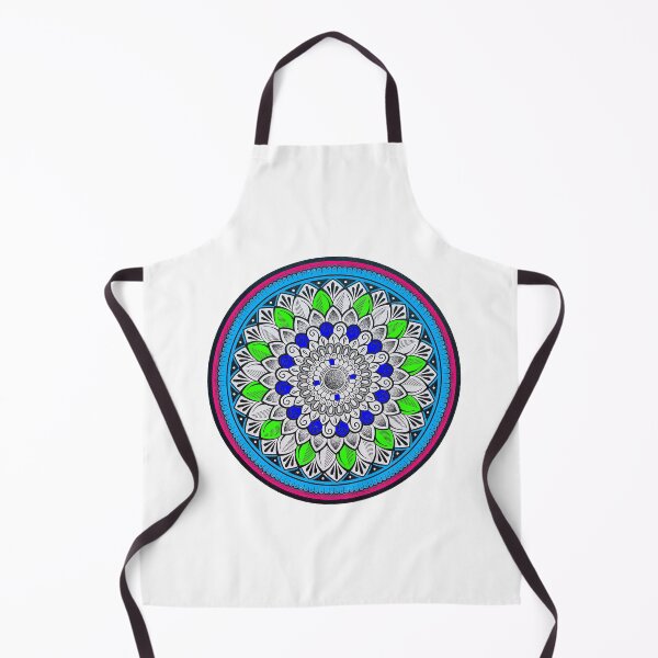 Item preview, Mandala flower inside floral drawing designed and sold by MandalasLovers.