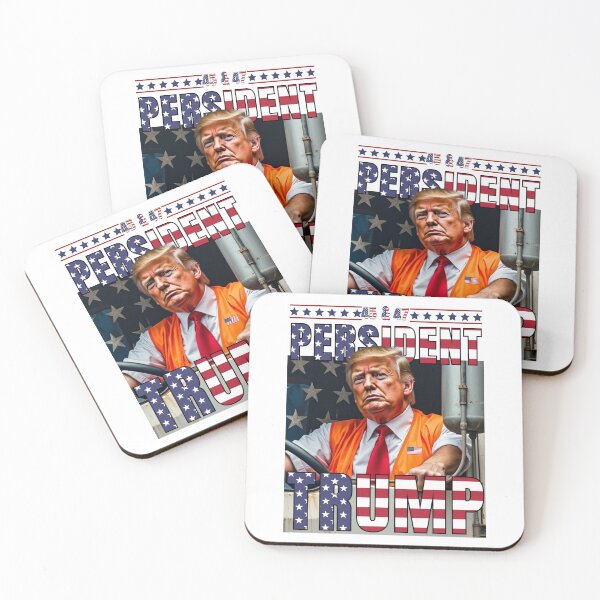 Item preview, America's Favorite Garbage Man, 47 President Trump designed and sold by Roy & Tiffany.