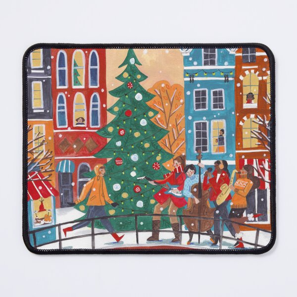 Aperçu de l'œuvre Musique de Noël dans la ville d'Amsterdam créée et vendue par Caroline Bonne Müller.