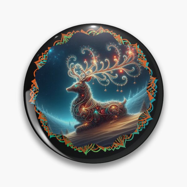 Item preview, Fractal Reindeer designed and sold by Vast-Designs.