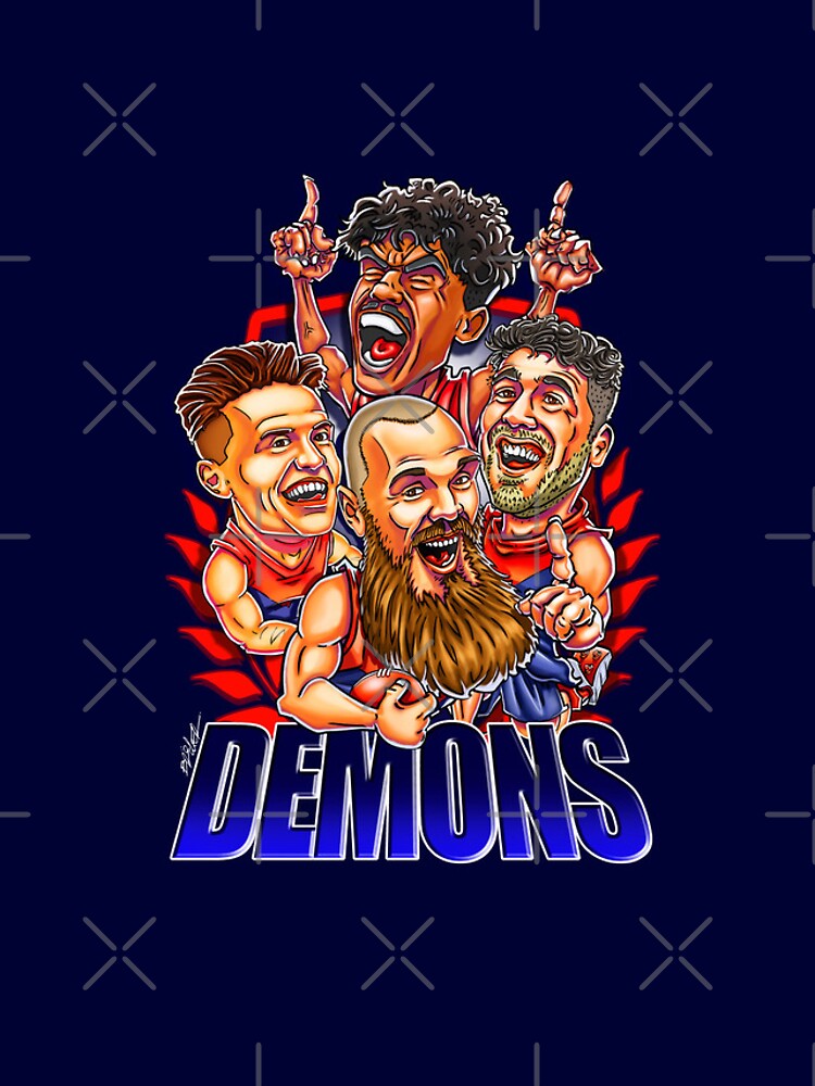 Melbourne Demons team design - AFL - Pickett Fritsch, Gawn, Petracca iPhone Case