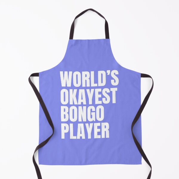 Item preview, World's Okayest Bongo Player - White designed and sold by Cutsandsparks.