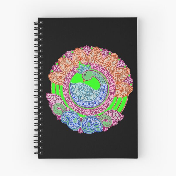 Item preview, Mandala with peacock inside handart designed and sold by MandalasLovers.