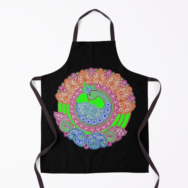 Item preview, Mandala with peacock inside handart designed and sold by MandalasLovers.