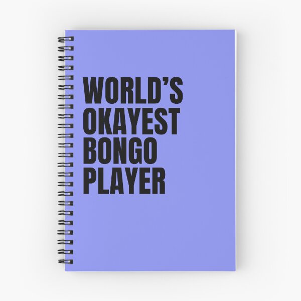 Item preview, World's Okayest Bongo Player - Black designed and sold by Cutsandsparks.