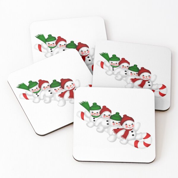 Item preview, Snowmen on candy cane designed and sold by Mara's designs.