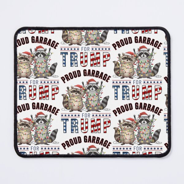 Item preview, Christmas Raccoon, Proud Garbage For Trump designed and sold by Roy & Tiffany.