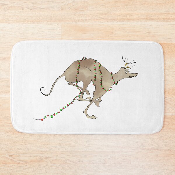Item preview, Sneaky festive greyhound no background  designed and sold by Shortboypaints.