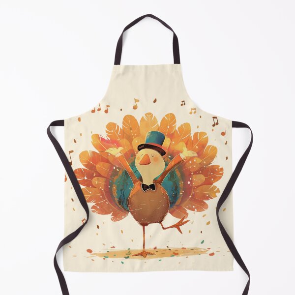 Item preview, Dancing Thanksgiving Turkey II | Print designed and sold by Unrooted.