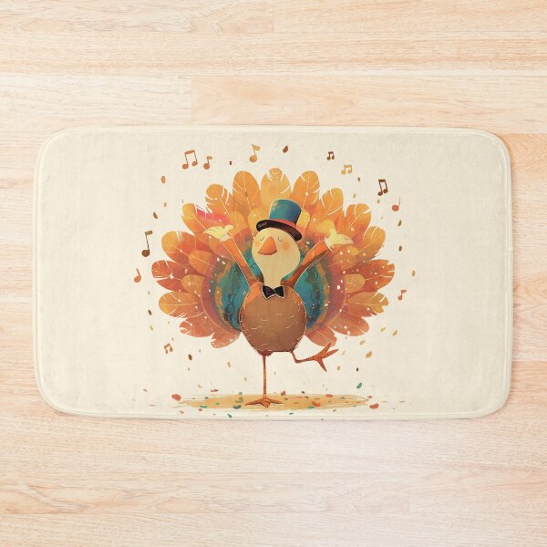 Item preview, Dancing Thanksgiving Turkey II | Print designed and sold by Unrooted.