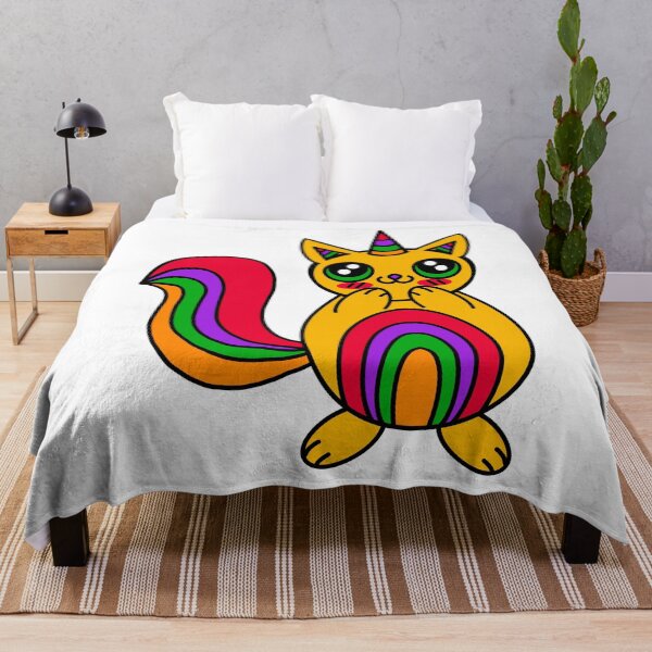 Item preview, Rainbow Cat Unicorn designed and sold by missmann.