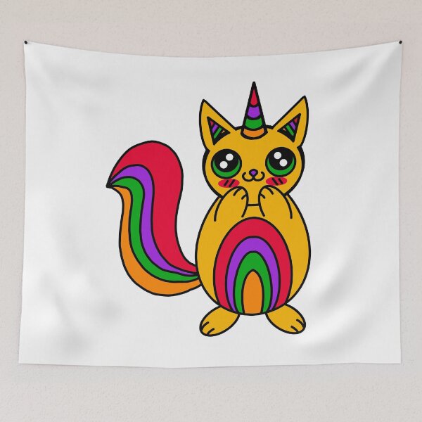 Item preview, Rainbow Cat Unicorn  designed and sold by missmann.