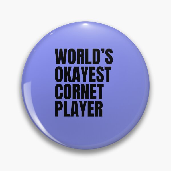 Item preview, World's Okayest Cornet Player - Black designed and sold by Cutsandsparks.