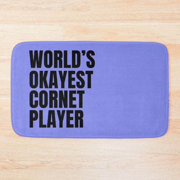 Item preview, World's Okayest Cornet Player - Black designed and sold by Cutsandsparks.